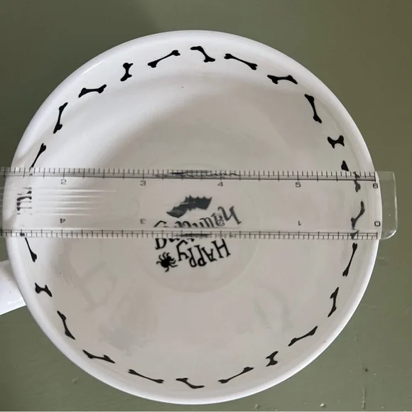 Portobello by Design Happy Haunting Dancing Skeletons 20oz Tea Coffee Mug Cup - Picture 8 of 9